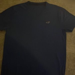 Hollister- Blue V Neck